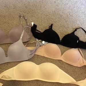 6 brand new SHEIN Bras-- $26 value- B cup
